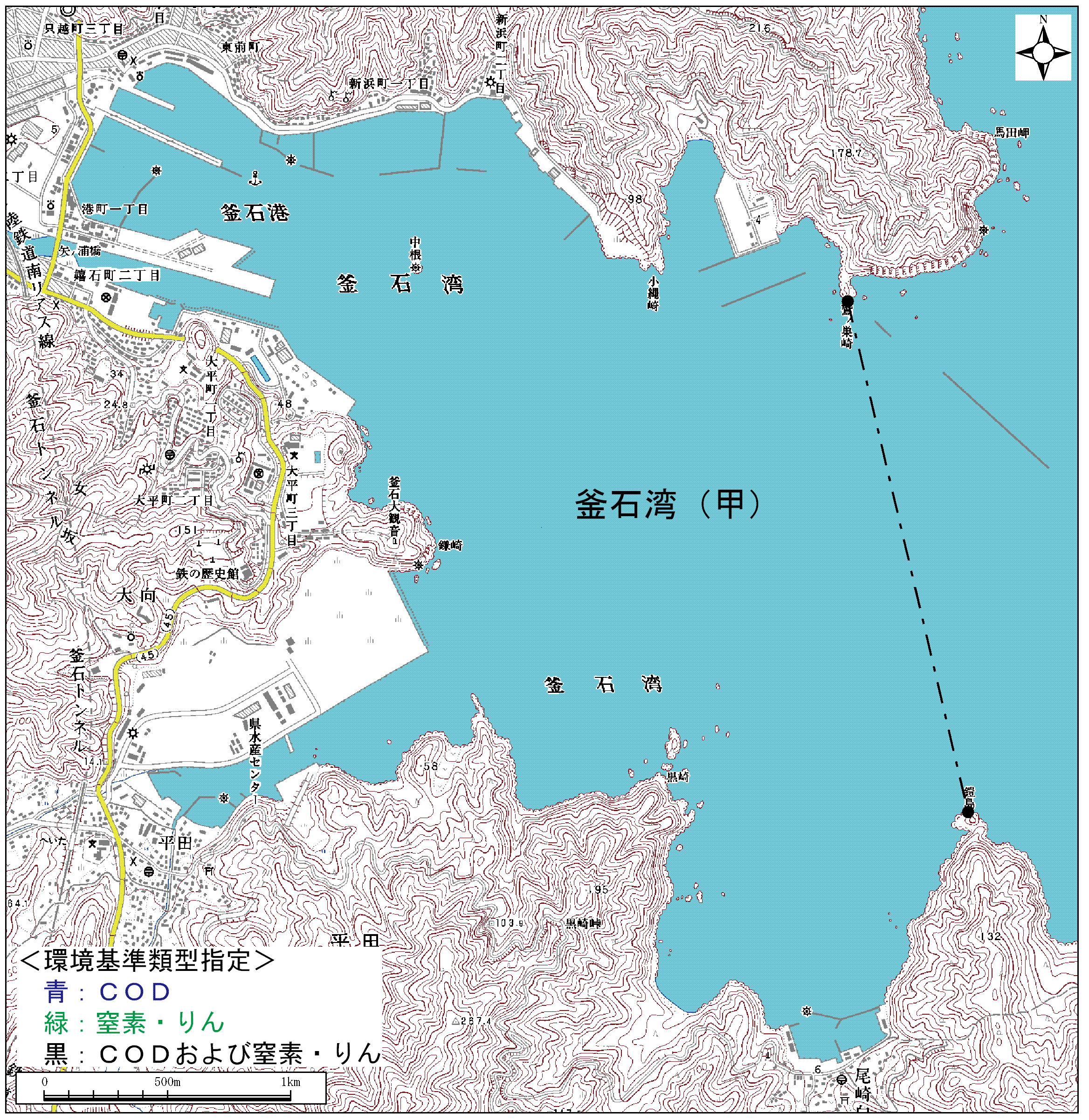 釜石湾環境基準類型の指定