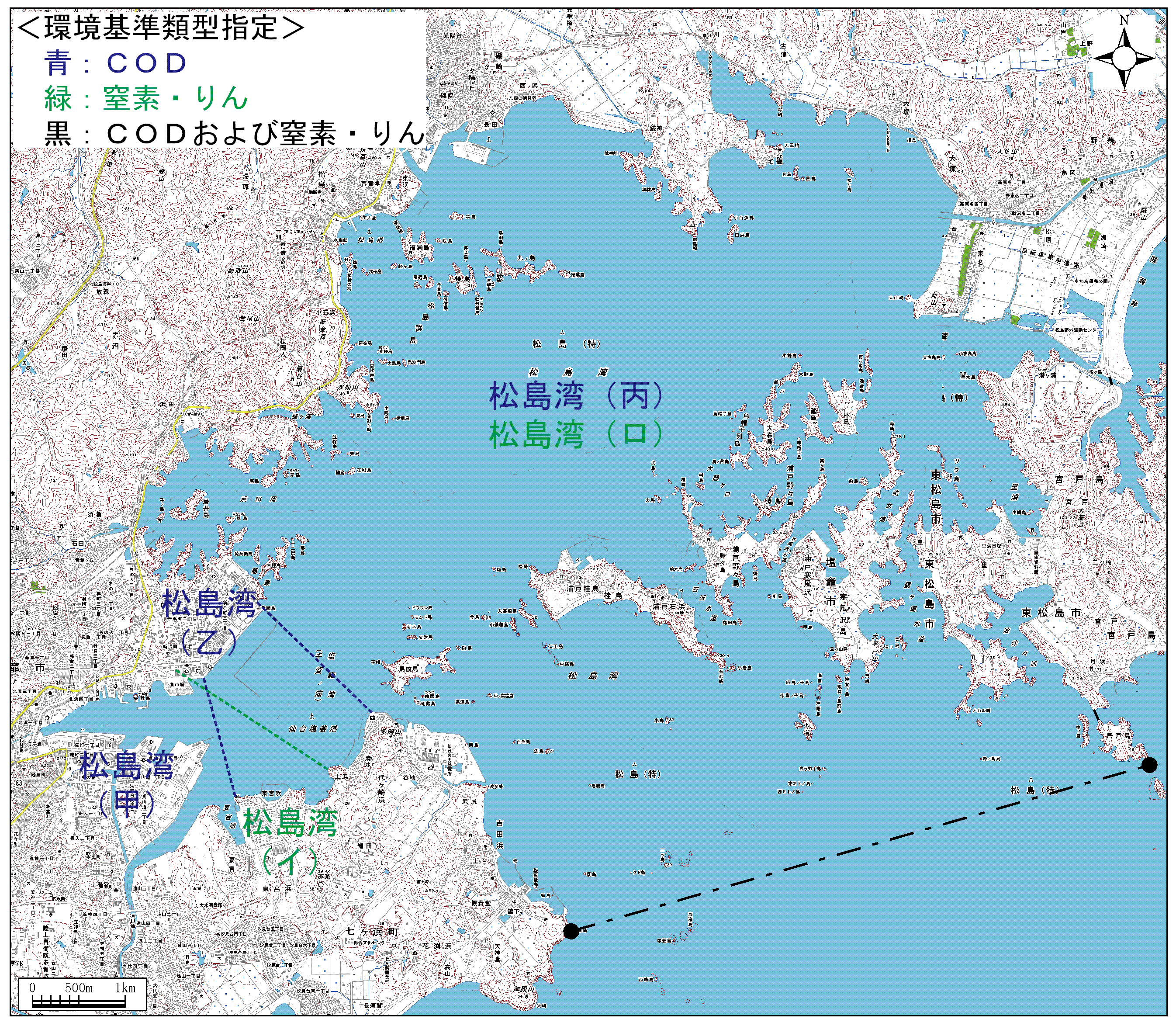 松島湾環境基準類型の指定