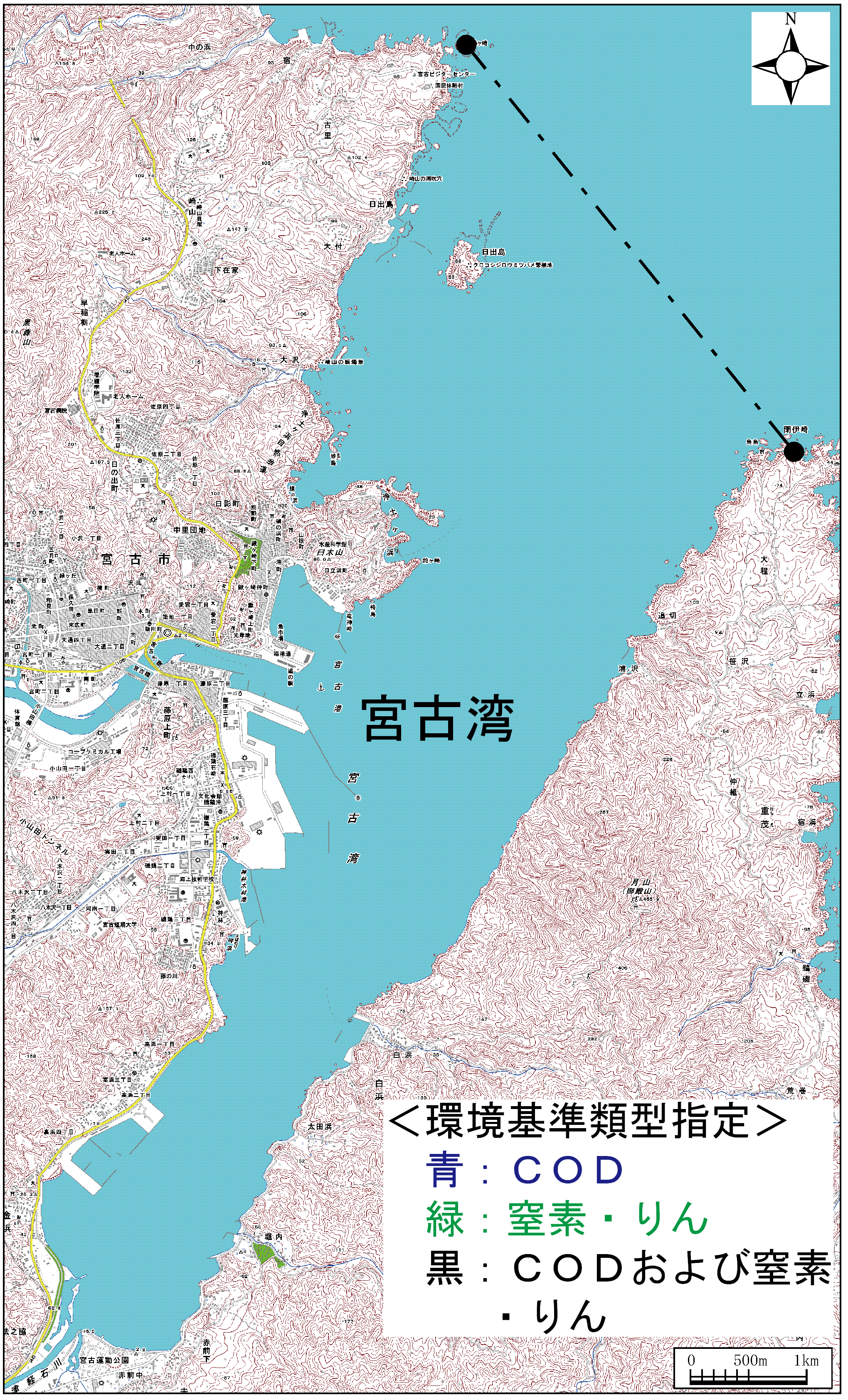 宮古湾環境基準類型の指定