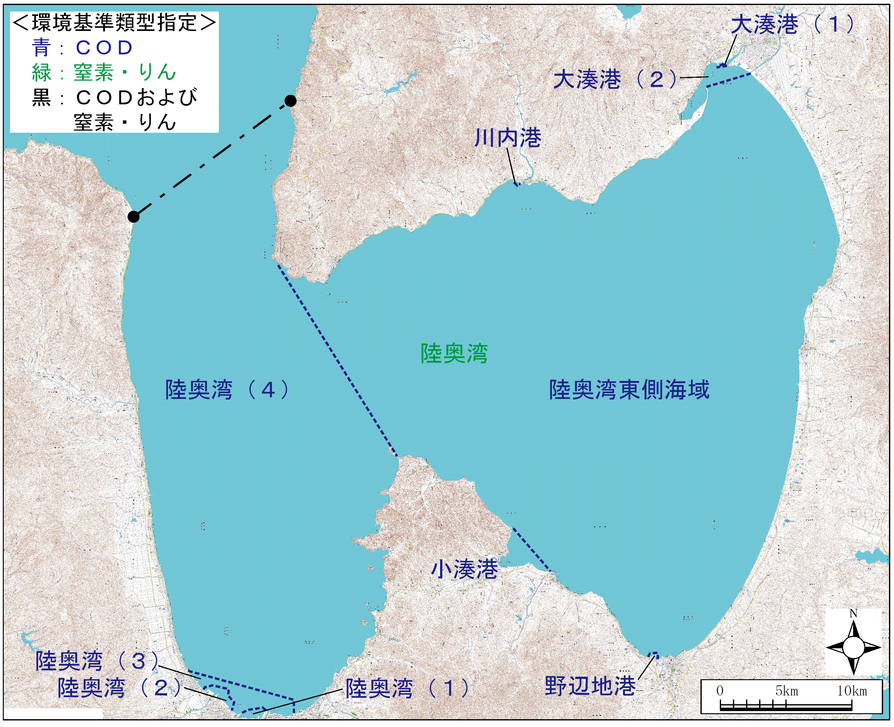 陸奥湾環境基準類型の指定