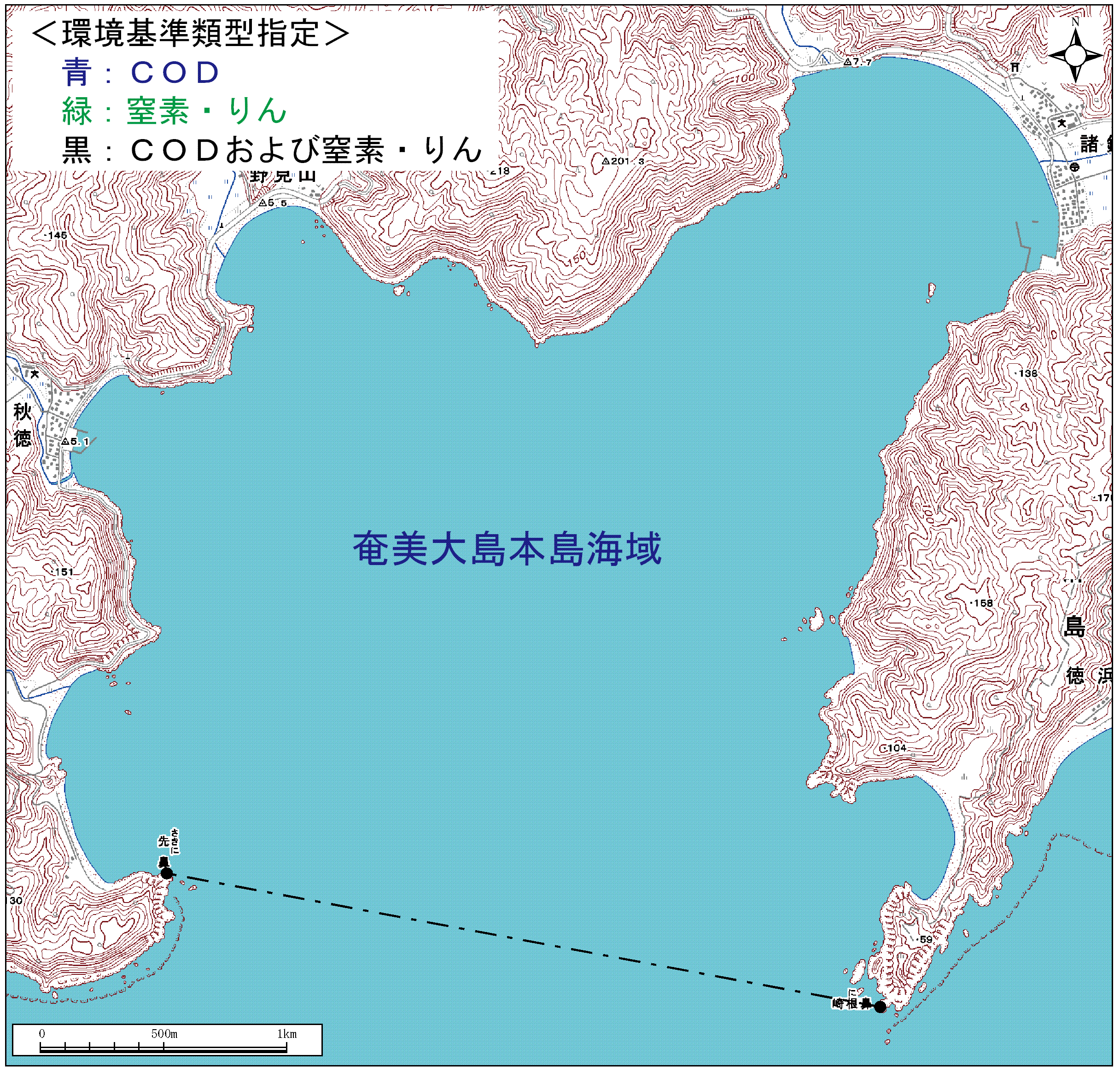 諸鈍湾環境基準類型の指定