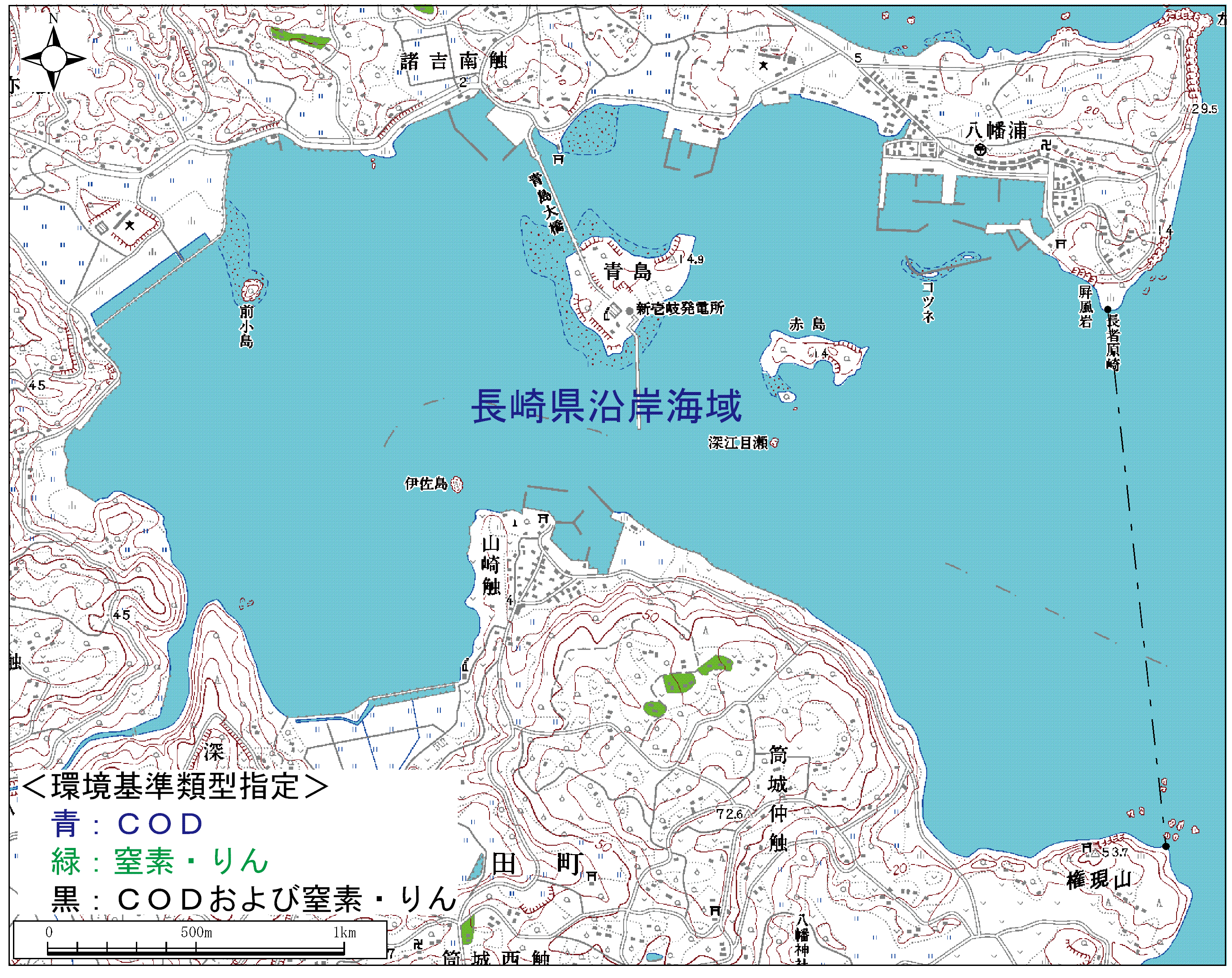 内海環境基準類型の指定