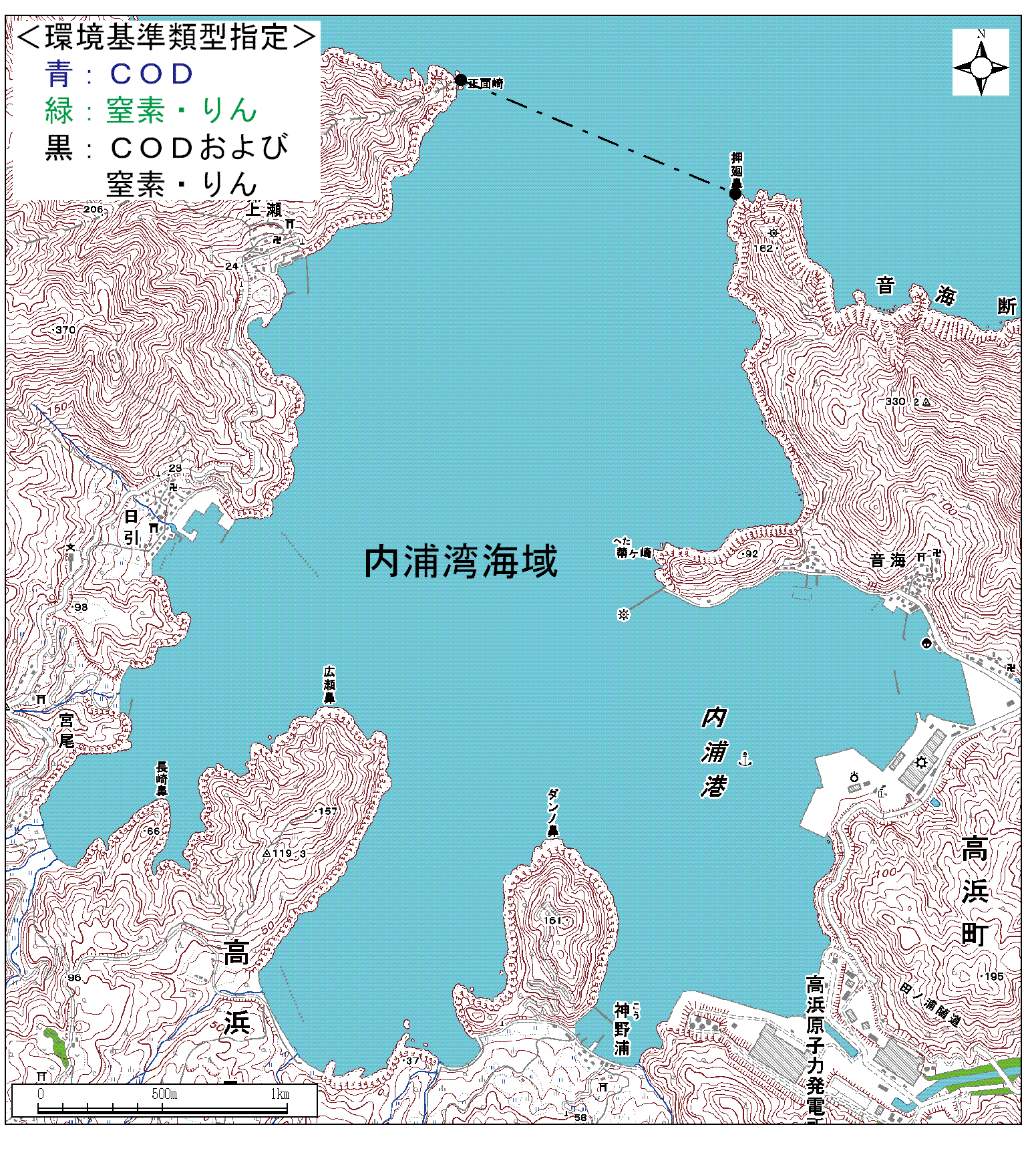 内浦湾環境基準類型の指定