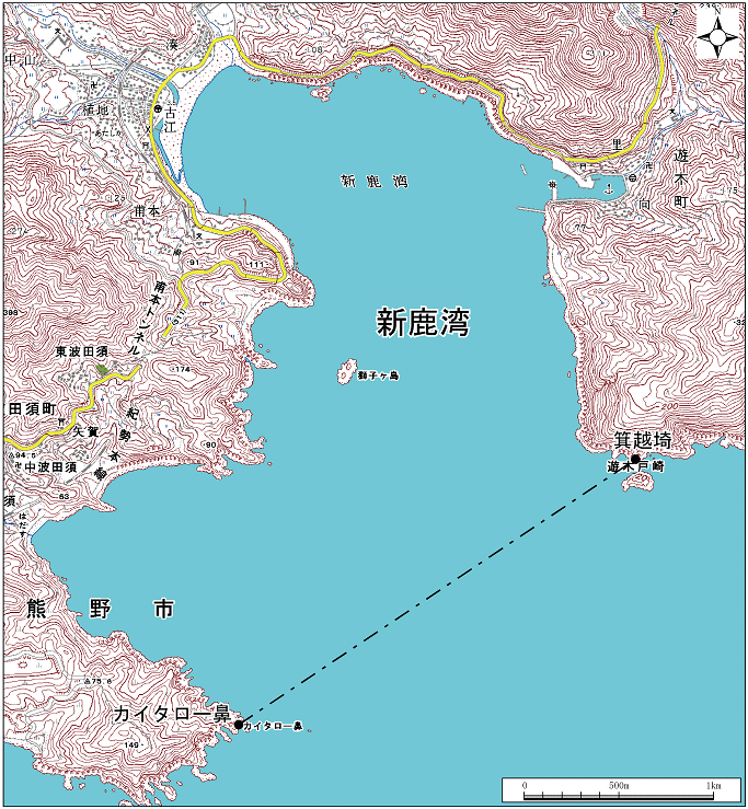 新鹿湾範囲または位置