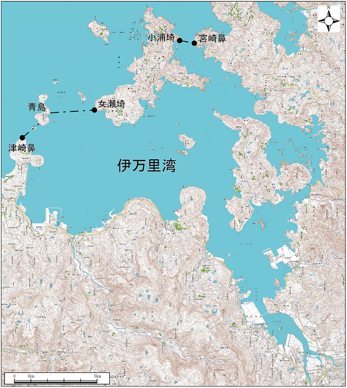 伊万里湾範囲または位置