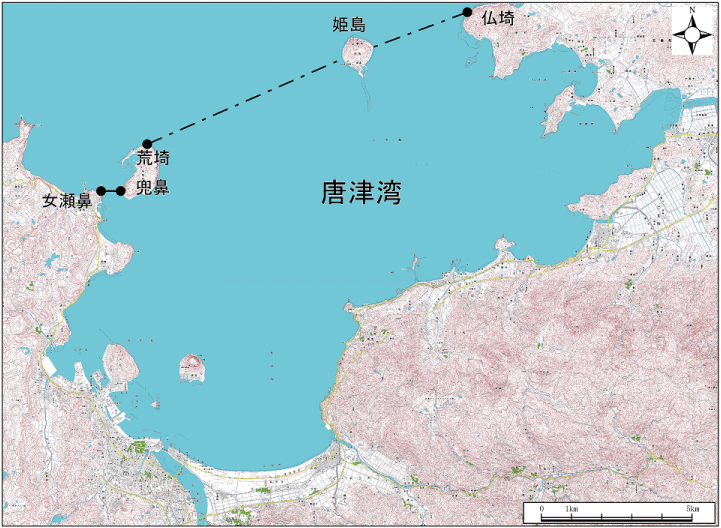 唐津湾範囲または位置