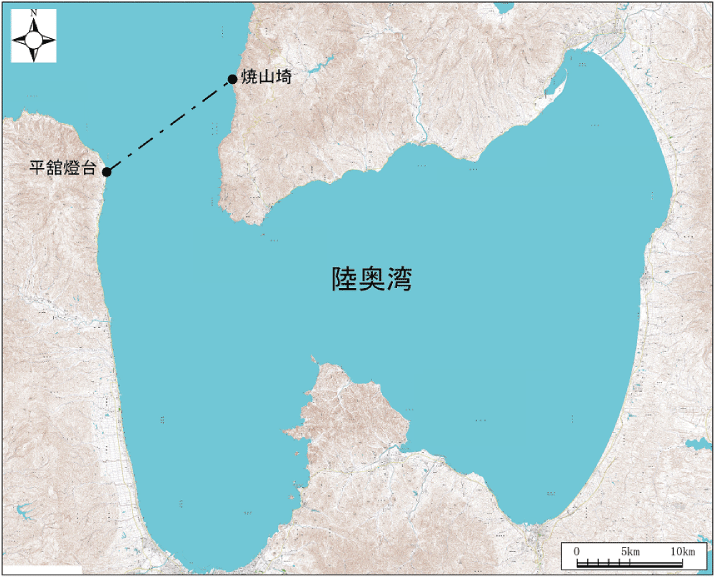 陸奥湾範囲または位置