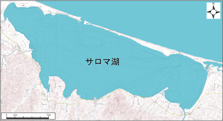 サロマ湖範囲または位置