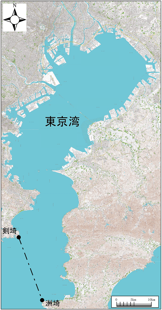 東京湾範囲または位置