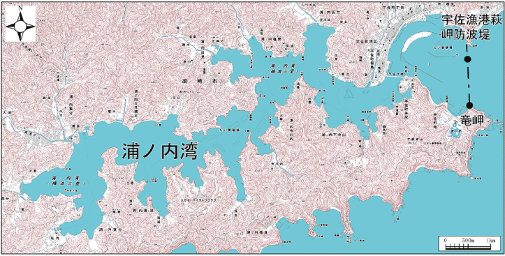 浦ノ内湾範囲または位置