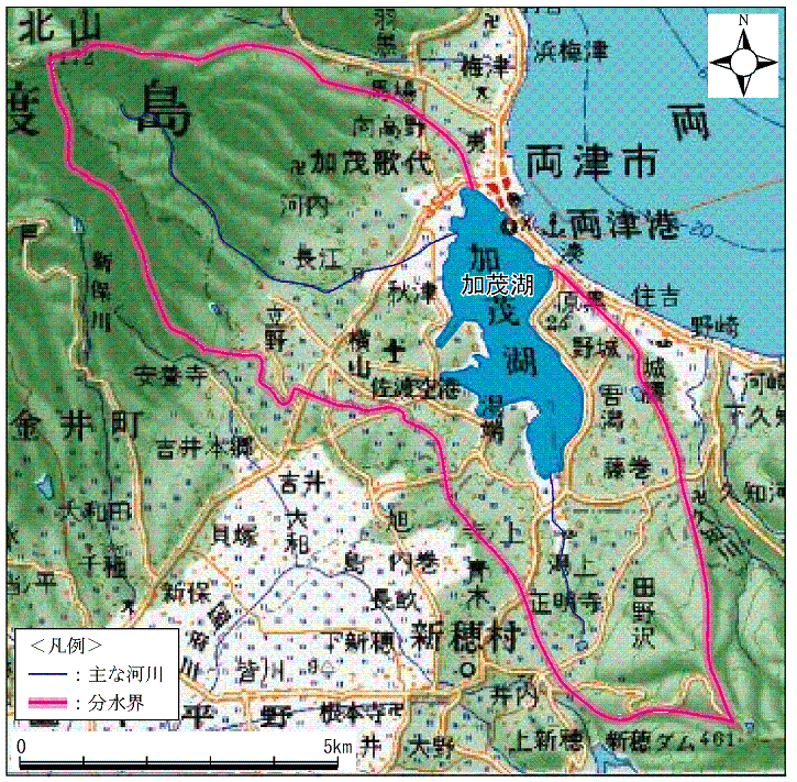 加茂湖諸元