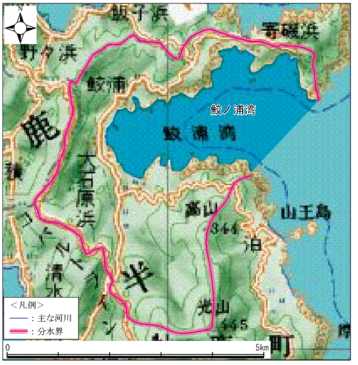 鮫ノ浦湾諸元