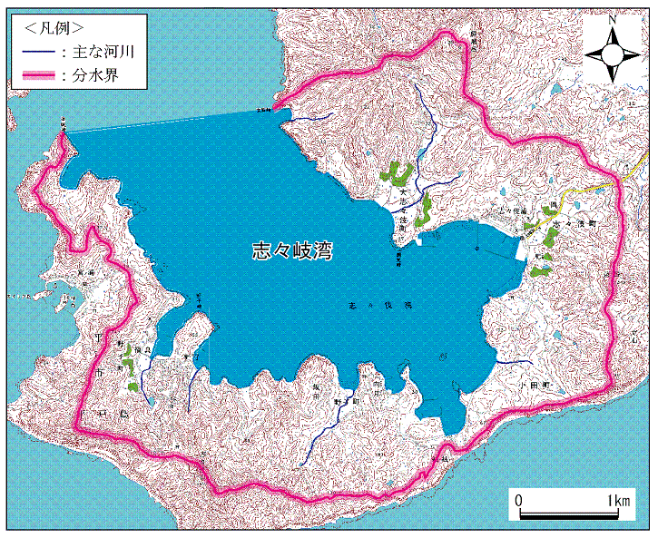 志々伎湾諸元（拡大画像）