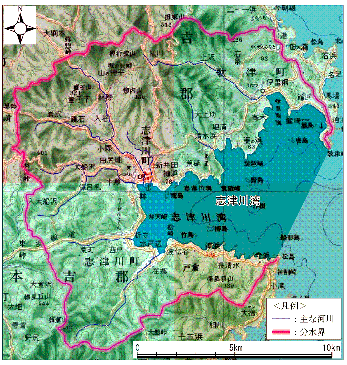 志津川湾諸元（拡大画像）