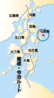 尾道・今治ルートの図