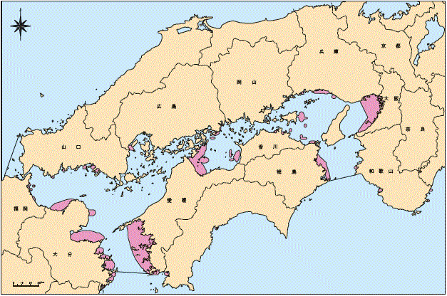 赤潮発生海域（平成２７年）