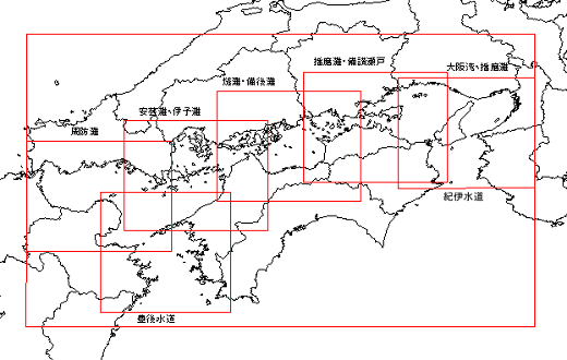 瀬戸内海海域図
