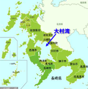 大村湾地図
