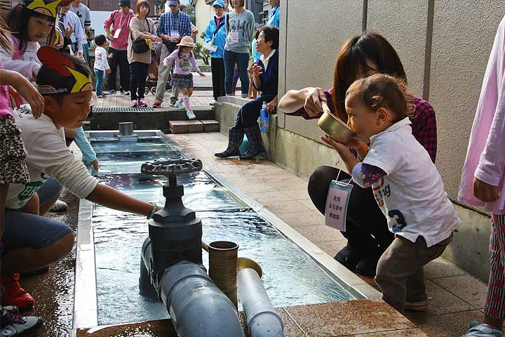 黒部川扇状地湧水群写真