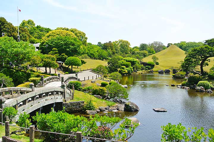 水前寺江津湖湧水群写真