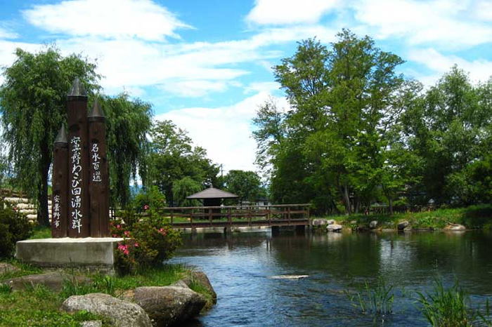 安曇野わさび田湧水群